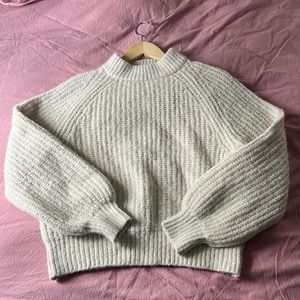 Cozy sweater, worn once, no stains or holes.